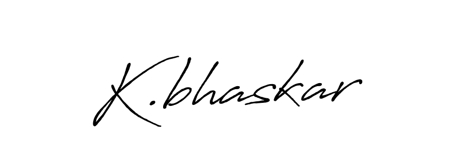 Use a signature maker to create a handwritten signature online. With this signature software, you can design (Antro_Vectra_Bolder) your own signature for name K.bhaskar. K.bhaskar signature style 7 images and pictures png