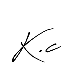 Also You can easily find your signature by using the search form. We will create K.c name handwritten signature images for you free of cost using Antro_Vectra_Bolder sign style. K.c signature style 7 images and pictures png