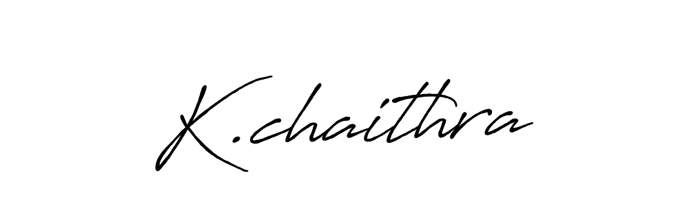 Also we have K.chaithra name is the best signature style. Create professional handwritten signature collection using Antro_Vectra_Bolder autograph style. K.chaithra signature style 7 images and pictures png