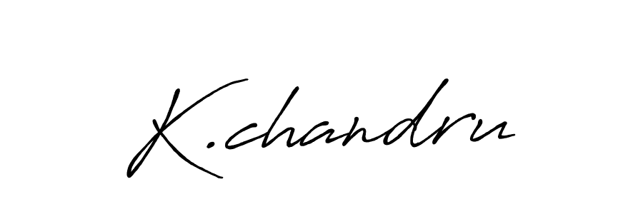 Make a beautiful signature design for name K.chandru. With this signature (Antro_Vectra_Bolder) style, you can create a handwritten signature for free. K.chandru signature style 7 images and pictures png