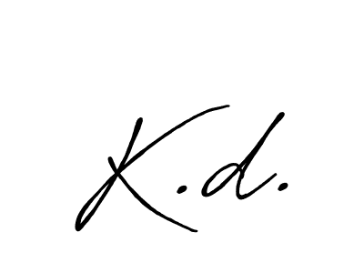 It looks lik you need a new signature style for name K.d.. Design unique handwritten (Antro_Vectra_Bolder) signature with our free signature maker in just a few clicks. K.d. signature style 7 images and pictures png