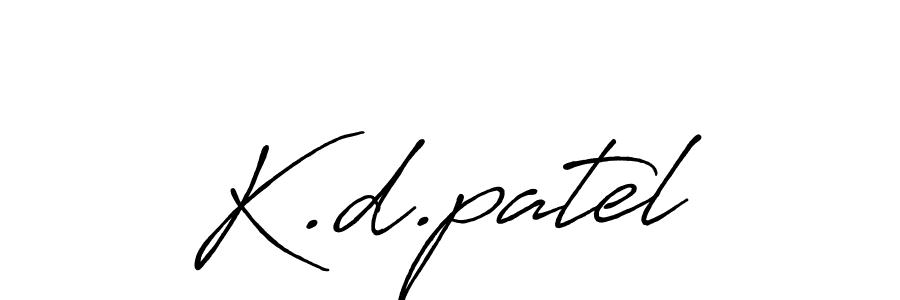 It looks lik you need a new signature style for name K.d.patel. Design unique handwritten (Antro_Vectra_Bolder) signature with our free signature maker in just a few clicks. K.d.patel signature style 7 images and pictures png