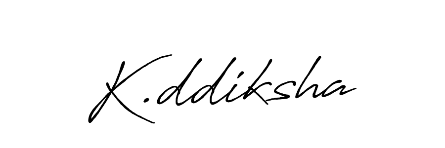 Use a signature maker to create a handwritten signature online. With this signature software, you can design (Antro_Vectra_Bolder) your own signature for name K.ddiksha. K.ddiksha signature style 7 images and pictures png