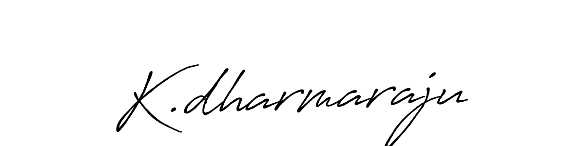 Create a beautiful signature design for name K.dharmaraju. With this signature (Antro_Vectra_Bolder) fonts, you can make a handwritten signature for free. K.dharmaraju signature style 7 images and pictures png