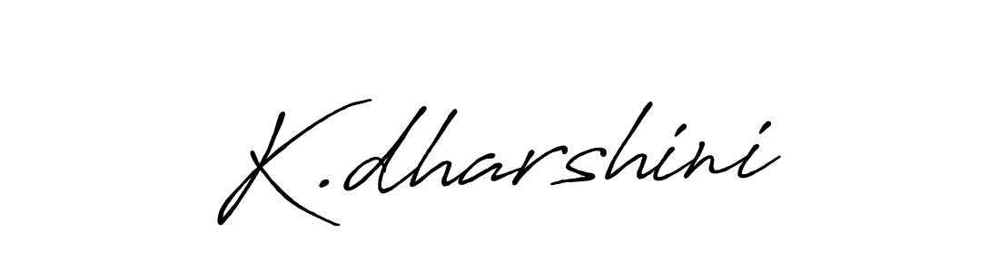 You should practise on your own different ways (Antro_Vectra_Bolder) to write your name (K.dharshini) in signature. don't let someone else do it for you. K.dharshini signature style 7 images and pictures png