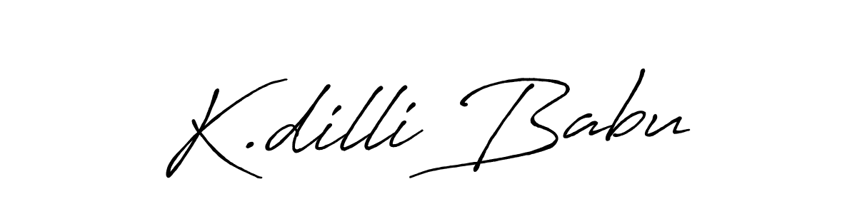 Similarly Antro_Vectra_Bolder is the best handwritten signature design. Signature creator online .You can use it as an online autograph creator for name K.dilli Babu. K.dilli Babu signature style 7 images and pictures png