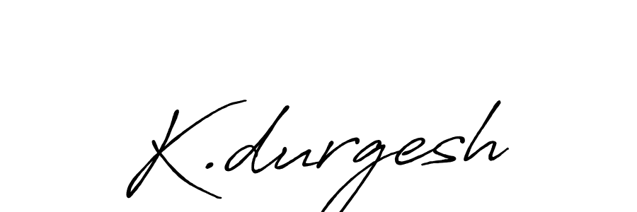 The best way (Antro_Vectra_Bolder) to make a short signature is to pick only two or three words in your name. The name K.durgesh include a total of six letters. For converting this name. K.durgesh signature style 7 images and pictures png