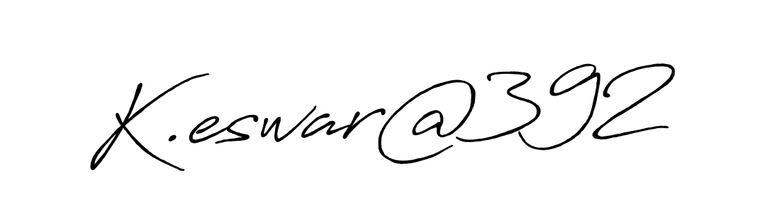 Once you've used our free online signature maker to create your best signature Antro_Vectra_Bolder style, it's time to enjoy all of the benefits that K.eswar@392 name signing documents. K.eswar@392 signature style 7 images and pictures png