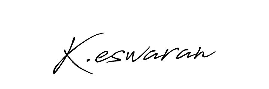 if you are searching for the best signature style for your name K.eswaran. so please give up your signature search. here we have designed multiple signature styles  using Antro_Vectra_Bolder. K.eswaran signature style 7 images and pictures png