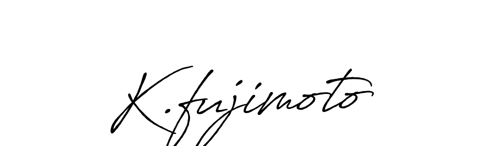 Also we have K.fujimoto name is the best signature style. Create professional handwritten signature collection using Antro_Vectra_Bolder autograph style. K.fujimoto signature style 7 images and pictures png