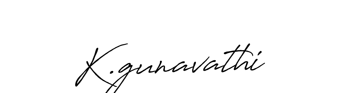 Use a signature maker to create a handwritten signature online. With this signature software, you can design (Antro_Vectra_Bolder) your own signature for name K.gunavathi. K.gunavathi signature style 7 images and pictures png