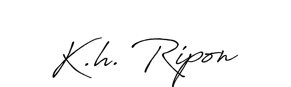 You can use this online signature creator to create a handwritten signature for the name K.h. Ripon. This is the best online autograph maker. K.h. Ripon signature style 7 images and pictures png