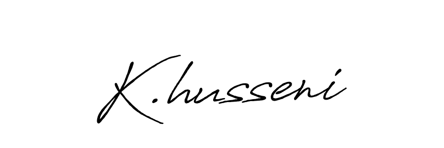 Best and Professional Signature Style for K.husseni. Antro_Vectra_Bolder Best Signature Style Collection. K.husseni signature style 7 images and pictures png