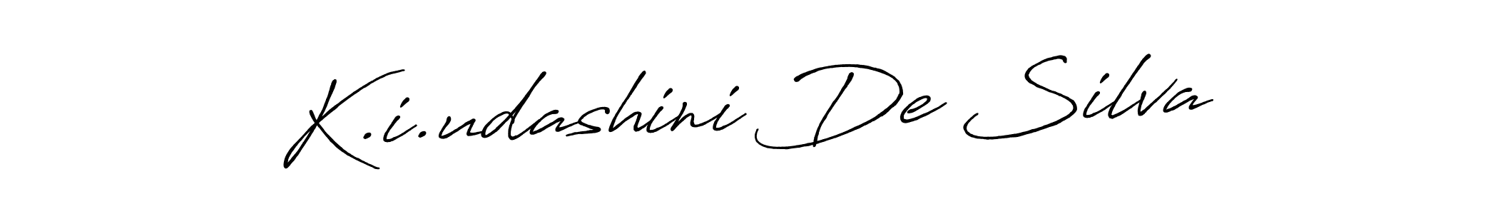 This is the best signature style for the K.i.udashini De Silva name. Also you like these signature font (Antro_Vectra_Bolder). Mix name signature. K.i.udashini De Silva signature style 7 images and pictures png