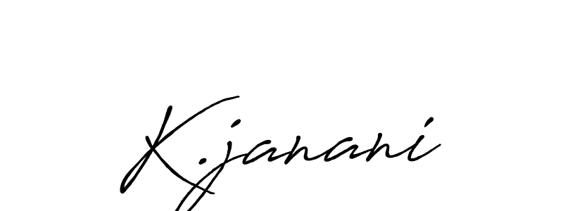 How to make K.janani signature? Antro_Vectra_Bolder is a professional autograph style. Create handwritten signature for K.janani name. K.janani signature style 7 images and pictures png