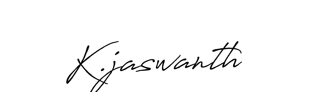 The best way (Antro_Vectra_Bolder) to make a short signature is to pick only two or three words in your name. The name K.jaswanth include a total of six letters. For converting this name. K.jaswanth signature style 7 images and pictures png