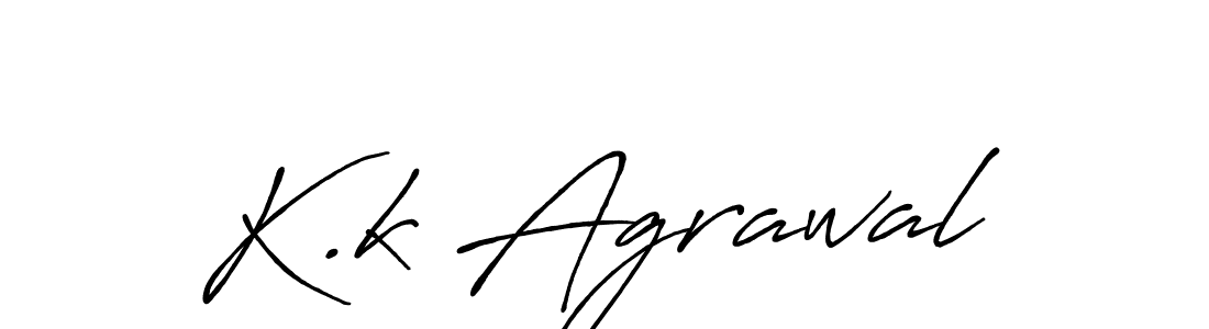 How to make K.k Agrawal signature? Antro_Vectra_Bolder is a professional autograph style. Create handwritten signature for K.k Agrawal name. K.k Agrawal signature style 7 images and pictures png