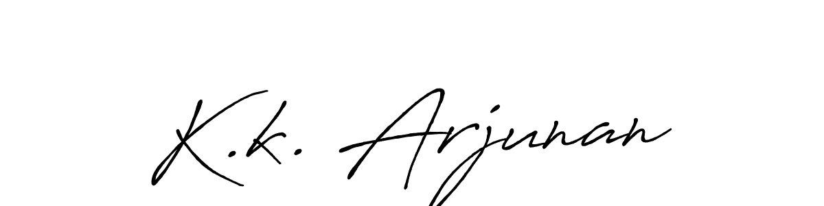 Similarly Antro_Vectra_Bolder is the best handwritten signature design. Signature creator online .You can use it as an online autograph creator for name K.k. Arjunan. K.k. Arjunan signature style 7 images and pictures png