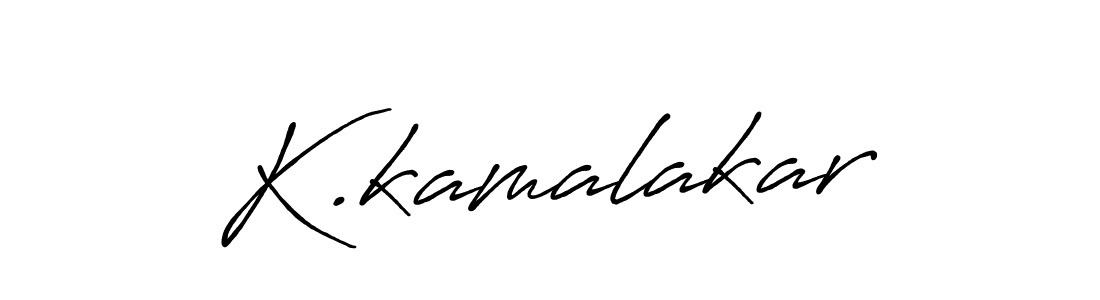 This is the best signature style for the K.kamalakar name. Also you like these signature font (Antro_Vectra_Bolder). Mix name signature. K.kamalakar signature style 7 images and pictures png