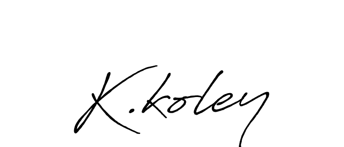 You can use this online signature creator to create a handwritten signature for the name K.koley. This is the best online autograph maker. K.koley signature style 7 images and pictures png