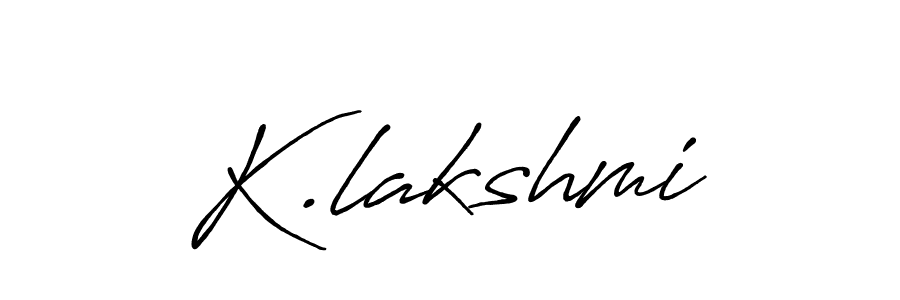 if you are searching for the best signature style for your name K.lakshmi. so please give up your signature search. here we have designed multiple signature styles  using Antro_Vectra_Bolder. K.lakshmi signature style 7 images and pictures png