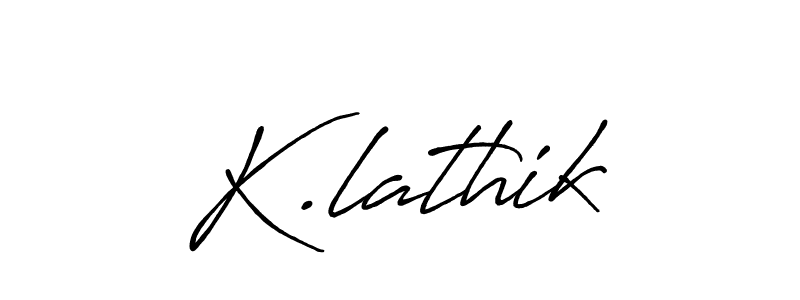 Make a beautiful signature design for name K.lathik. Use this online signature maker to create a handwritten signature for free. K.lathik signature style 7 images and pictures png
