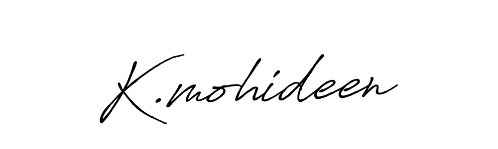 How to Draw K.mohideen signature style? Antro_Vectra_Bolder is a latest design signature styles for name K.mohideen. K.mohideen signature style 7 images and pictures png