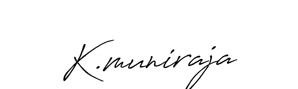 Also You can easily find your signature by using the search form. We will create K.muniraja name handwritten signature images for you free of cost using Antro_Vectra_Bolder sign style. K.muniraja signature style 7 images and pictures png