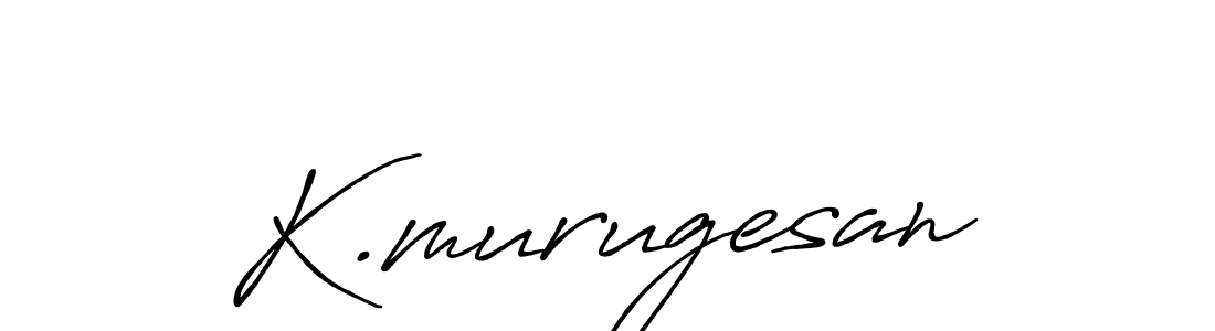 Design your own signature with our free online signature maker. With this signature software, you can create a handwritten (Antro_Vectra_Bolder) signature for name K.murugesan. K.murugesan signature style 7 images and pictures png