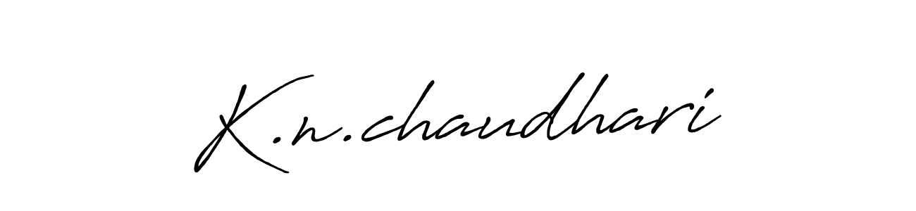 How to make K.n.chaudhari signature? Antro_Vectra_Bolder is a professional autograph style. Create handwritten signature for K.n.chaudhari name. K.n.chaudhari signature style 7 images and pictures png