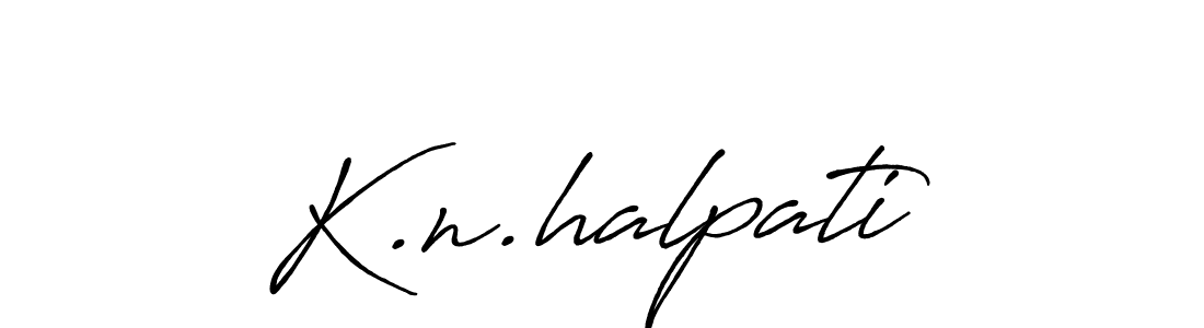 How to Draw K.n.halpati signature style? Antro_Vectra_Bolder is a latest design signature styles for name K.n.halpati. K.n.halpati signature style 7 images and pictures png