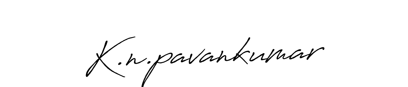 How to make K.n.pavankumar signature? Antro_Vectra_Bolder is a professional autograph style. Create handwritten signature for K.n.pavankumar name. K.n.pavankumar signature style 7 images and pictures png