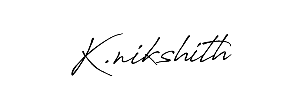 How to Draw K.nikshith signature style? Antro_Vectra_Bolder is a latest design signature styles for name K.nikshith. K.nikshith signature style 7 images and pictures png