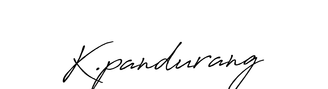 Make a beautiful signature design for name K.pandurang. With this signature (Antro_Vectra_Bolder) style, you can create a handwritten signature for free. K.pandurang signature style 7 images and pictures png