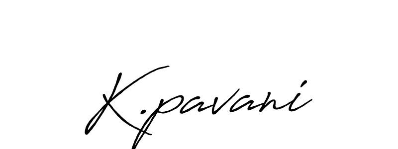 K.pavani stylish signature style. Best Handwritten Sign (Antro_Vectra_Bolder) for my name. Handwritten Signature Collection Ideas for my name K.pavani. K.pavani signature style 7 images and pictures png