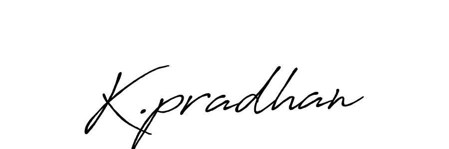Use a signature maker to create a handwritten signature online. With this signature software, you can design (Antro_Vectra_Bolder) your own signature for name K.pradhan. K.pradhan signature style 7 images and pictures png