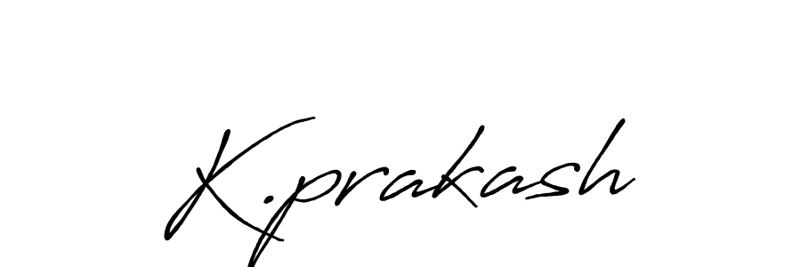 Antro_Vectra_Bolder is a professional signature style that is perfect for those who want to add a touch of class to their signature. It is also a great choice for those who want to make their signature more unique. Get K.prakash name to fancy signature for free. K.prakash signature style 7 images and pictures png