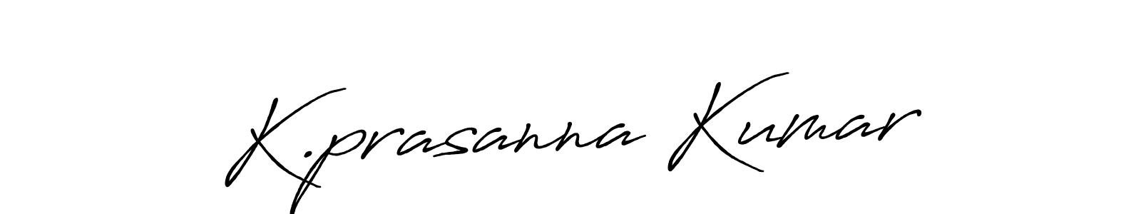 Make a beautiful signature design for name K.prasanna Kumar. Use this online signature maker to create a handwritten signature for free. K.prasanna Kumar signature style 7 images and pictures png