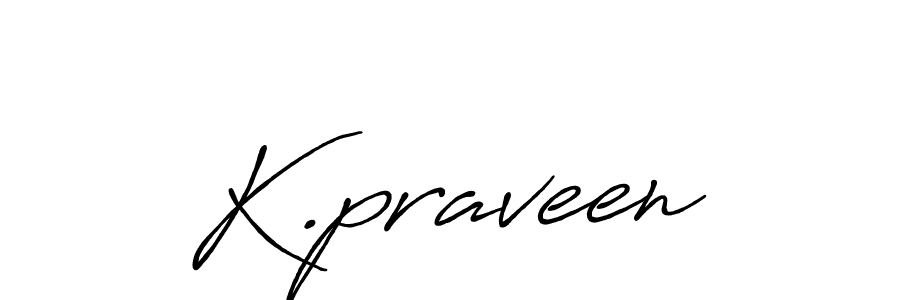 Make a beautiful signature design for name K.praveen. Use this online signature maker to create a handwritten signature for free. K.praveen signature style 7 images and pictures png