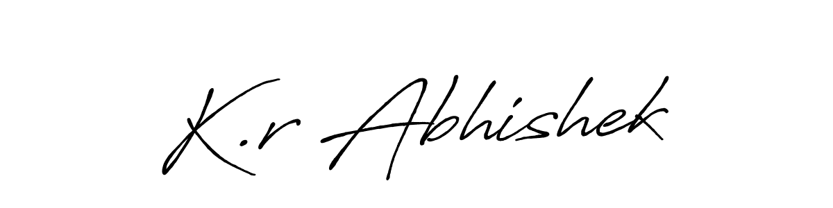 You can use this online signature creator to create a handwritten signature for the name K.r Abhishek. This is the best online autograph maker. K.r Abhishek signature style 7 images and pictures png