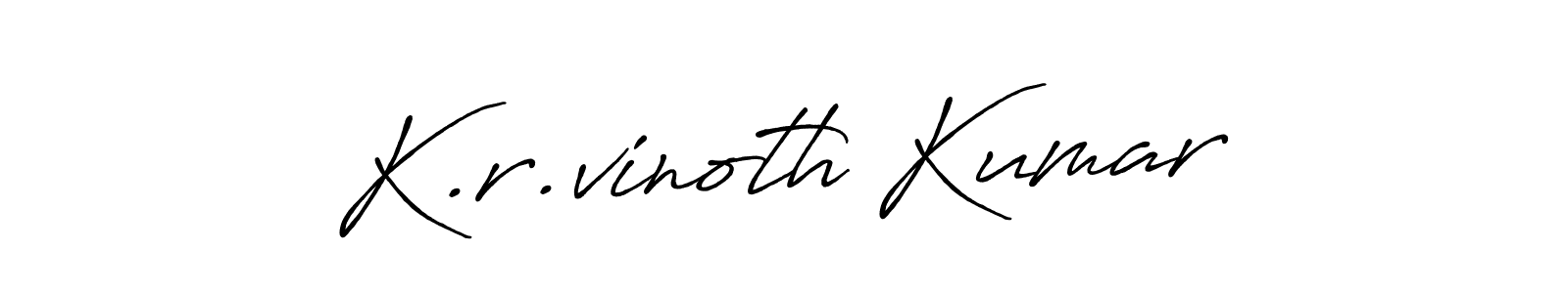 You should practise on your own different ways (Antro_Vectra_Bolder) to write your name (K.r.vinoth Kumar) in signature. don't let someone else do it for you. K.r.vinoth Kumar signature style 7 images and pictures png