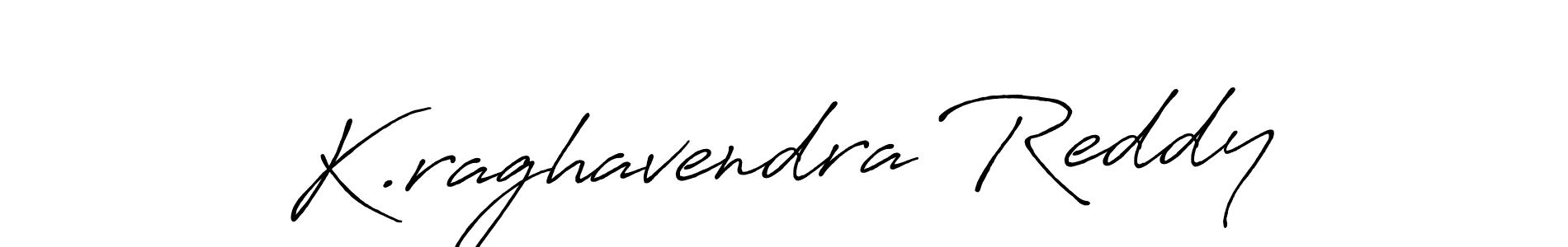 How to make K.raghavendra Reddy signature? Antro_Vectra_Bolder is a professional autograph style. Create handwritten signature for K.raghavendra Reddy name. K.raghavendra Reddy signature style 7 images and pictures png