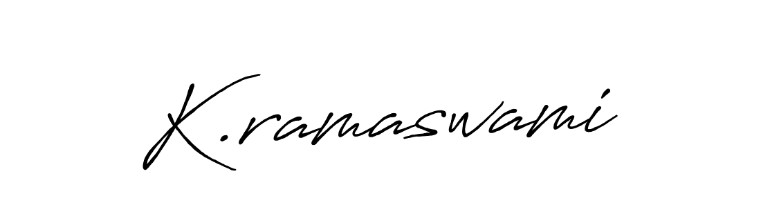 It looks lik you need a new signature style for name K.ramaswami. Design unique handwritten (Antro_Vectra_Bolder) signature with our free signature maker in just a few clicks. K.ramaswami signature style 7 images and pictures png