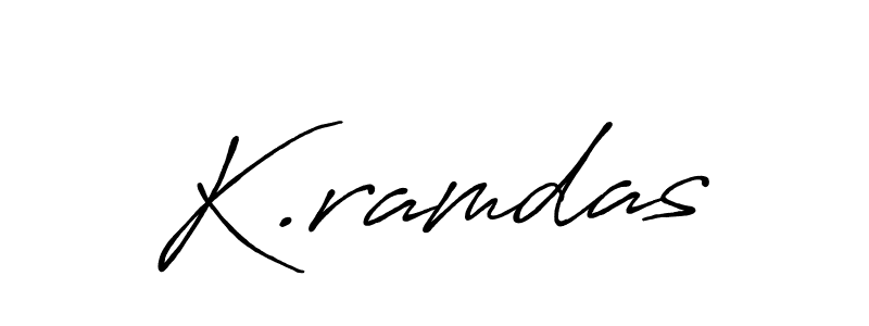 It looks lik you need a new signature style for name K.ramdas. Design unique handwritten (Antro_Vectra_Bolder) signature with our free signature maker in just a few clicks. K.ramdas signature style 7 images and pictures png