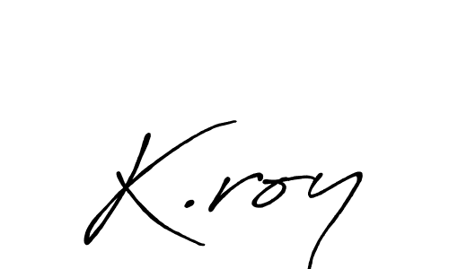 Make a beautiful signature design for name K.roy. Use this online signature maker to create a handwritten signature for free. K.roy signature style 7 images and pictures png