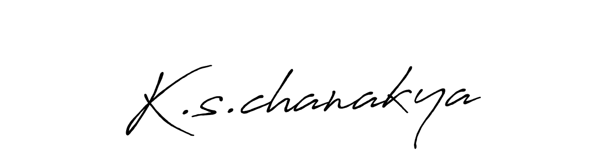 if you are searching for the best signature style for your name K.s.chanakya. so please give up your signature search. here we have designed multiple signature styles  using Antro_Vectra_Bolder. K.s.chanakya signature style 7 images and pictures png