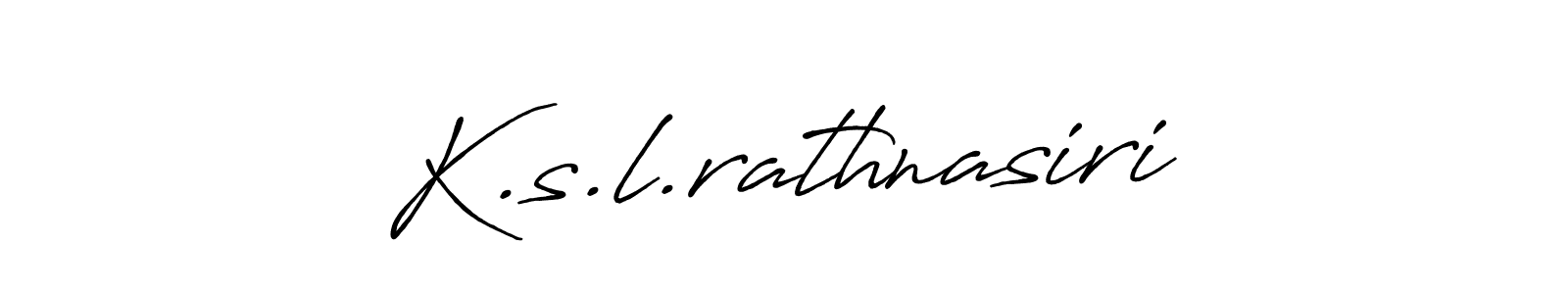 Make a beautiful signature design for name K.s.l.rathnasiri. Use this online signature maker to create a handwritten signature for free. K.s.l.rathnasiri signature style 7 images and pictures png