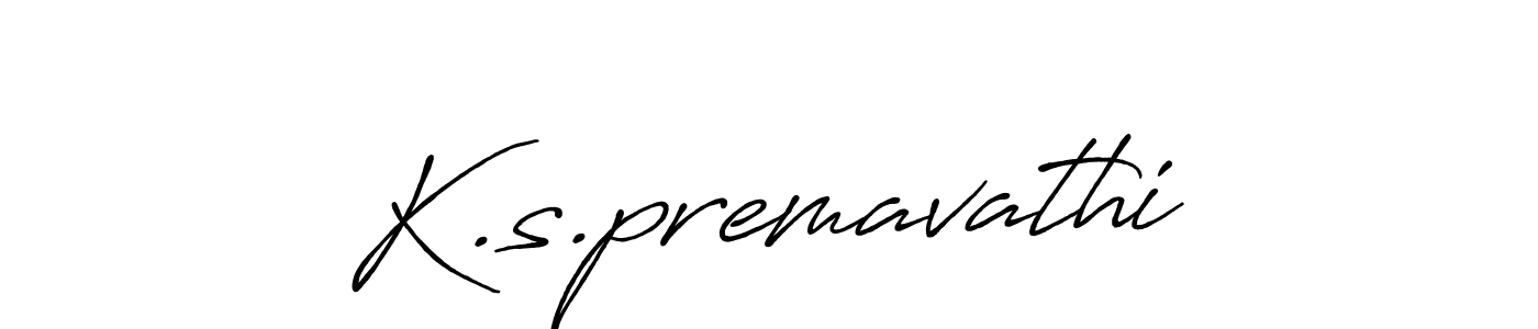 The best way (Antro_Vectra_Bolder) to make a short signature is to pick only two or three words in your name. The name K.s.premavathi include a total of six letters. For converting this name. K.s.premavathi signature style 7 images and pictures png
