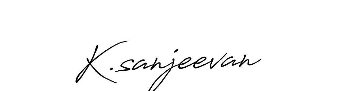 How to Draw K.sanjeevan signature style? Antro_Vectra_Bolder is a latest design signature styles for name K.sanjeevan. K.sanjeevan signature style 7 images and pictures png