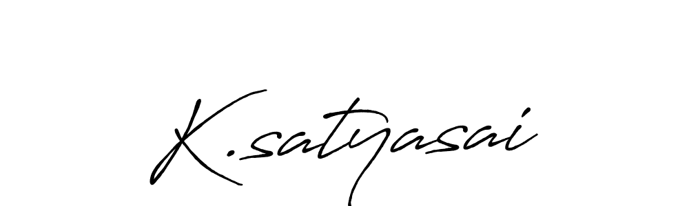 Make a beautiful signature design for name K.satyasai. Use this online signature maker to create a handwritten signature for free. K.satyasai signature style 7 images and pictures png